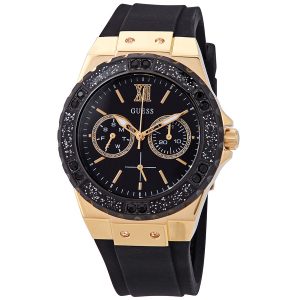 Đồng Hồ Guess Nữ Dây Cao Su Đen W1053L7